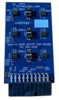 Audio Input Test Board - LANTRONIX CANADA, ULC
